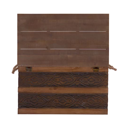 Household Essentials Embossed Decorative Trunk (Large)